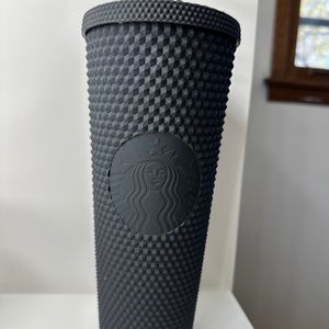 Starbucks tumbler studded Matte black 24 fl oz